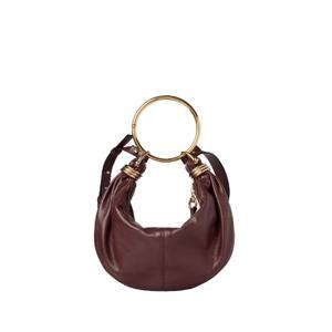26SS chloe Aubergine 레더 스몰 브레이스렛 핸드백 CH25AS611O37602