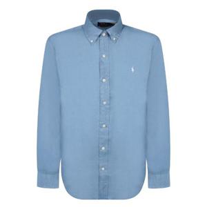 25FW 폴로 랄프 로렌 롱 sleeve linen 셔츠  Button 다운 collar  Embroidered 로고 on the chest  710966294029