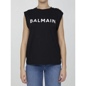 23SS Balmain T 셔츠 with 로고 AF1ED000BB02EAB