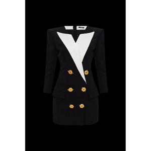 25SS Balmain 드레스 with decorative buttons EF1R9239MB01EAB