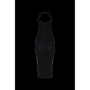 25FW Balmain 드레스 with slits FF0RJ200KI98EAB