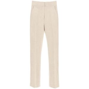 21FW 토리버치 Phoebe Twill 아이보리 Trousers 83601259