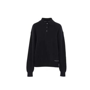 25FW 알렉산더왕 LS 폴로 WITH 니트 로고 PATCH UKC4251062001