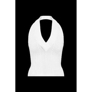 25FW Balmain 오픈 back 탑 FF1AB345KI500FA TP565413082