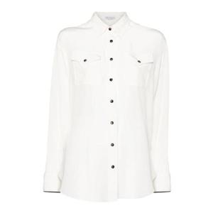 25FW 브루넬로 쿠치넬리 롱 Sleeve 셔츠 MB993MJ986C600