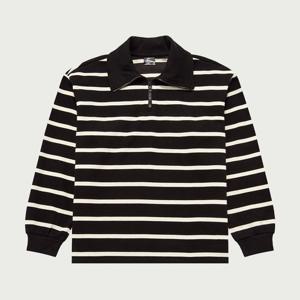 [행텐 틴즈]행텐틴즈 니트 스트라이프 하프넥 집업 티셔츠_100(14540-031-812-05)