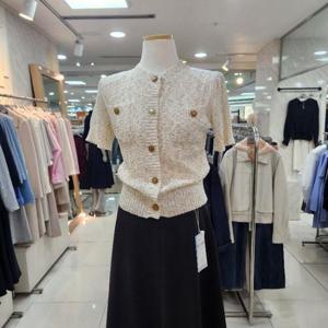 리안뉴욕 DP01 크롭 니트 가디건 RTEKCD020