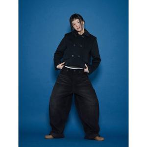 (165Y21CPA4) [에잇세컨즈] 피그먼트 코듀로이 벌룬핏 데님  애쉬