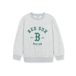 MLB키즈긴팔티 GQC 7AMTV0346-43MGL 바시티 융기모 맨투맨 보스턴 레드삭스