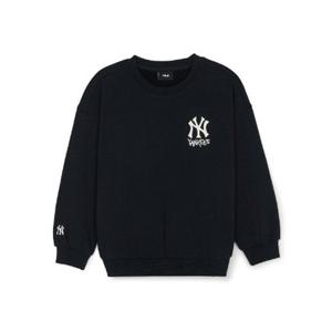 MLB키즈긴팔티 GQC 7AMTB0846-50BKS 스트릿 기모 맨투맨 뉴욕양키스