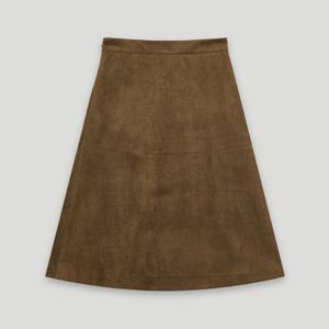 [코데즈컴바인] 스웨이드 플레어 미디 스커트 (CKD-SK382WA)