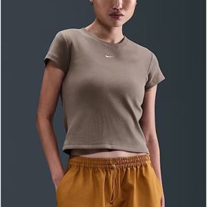 나이키 W 스포츠웨어 타이트 골지 반소매 티셔츠 BE3 HV4995 214