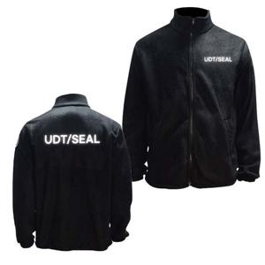 블랙 겨울집업 기모 반사 후리스 집업 UDT/SEAL