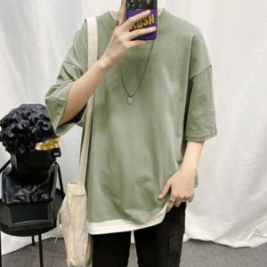 남자 데일리 7부 오버핏 티셔츠 4컬러 DS-AL811