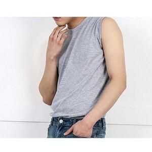 남자민소매티셔츠 국내생산 멋스러운 남성 무지 나시 티셔츠 1P 민소매 남성나시티
