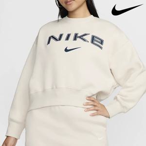 나이키 여성 피닉스 오버핏 크루넥 맨투맨 FV7675-104