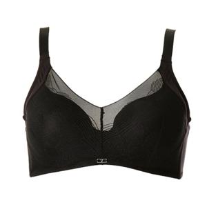 [비너스] L-Fit 오가닉면 블랙 노와이어 브라AB컵 [VBRL001A_B]