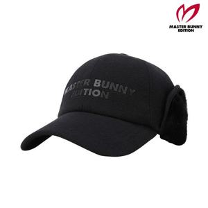 마스터바니  (411E4CP202) 남성 엠보싱 로고 퍼 믹스 이어워머 볼캡