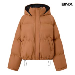 [비엔엑스]하이넥 후드 집업 스트링 패딩 점퍼 (BX4JP019L0)