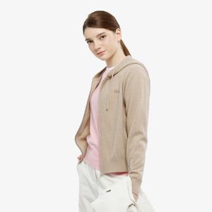 라코스테 공식 여성 울 캐시미어 후드집업 스웨터 AF401E-55N 02S