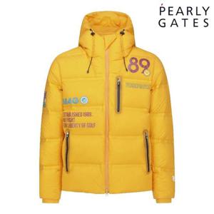 파리게이츠 (511C4JS202) 남성 로고 후드 다운 점퍼