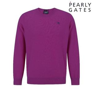 파리게이츠 (511C4SW104) 남성 캐시미어 백 로고 자카드 스웨터