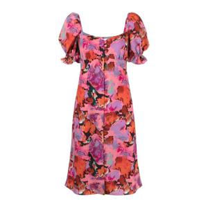 25 FW 폴스미스 플로럴 프린트 벌룬 소매 드레스  W2R540DK31018 TP432507318