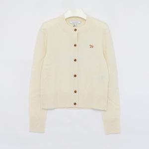 메종키츠네 25FW  피티드 크루넥 여성 가디건 PW00506KT1006 0383