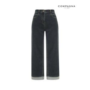 [꼼빠니아][꼼빠니아]롤업 일자핏 데님 팬츠-CW24PY1002075C