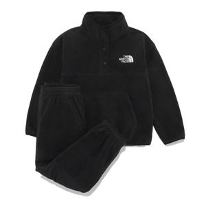 [노스페이스] (NFM_NT7TR58S_BLK_) 키즈 파인콘 플리스 세트 NT7TR58S_BLK