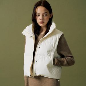 [앤클라인(여성의류)]버튼 패딩 베스트 9H4VT7080