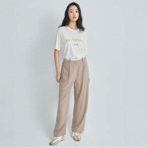 [나이스클랍]배색 블록 팬츠 N233YWP720_DG