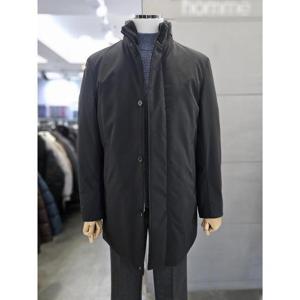 바쏘옴므 세이브존03 바쏘옴므 남성 블랙 밍크 에리FUR 구스 코트 점퍼 WSAFZ4UA55A