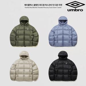 [엄브로]페더플렉스 블랭킷 후드형 머스코비 덕 다운 자켓 UQ423CDJN2 4종