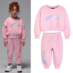 나이키조던베이비 (돌-4세) 기모 맨투맨세트 팬츠셋업 상하세트 돌선물 N254ST815P 조카선물 플레이키즈CH