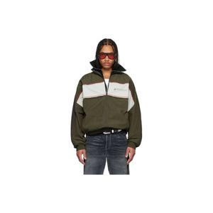 25 FW 마틴로즈 남성 카키 레이어드 트랙 재킷 252892M180006