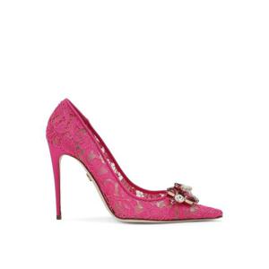 25 FW 돌체앤가바나 벨루치 레이스 펌프스 90mm CD1823AQ074 TP432018543