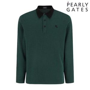 파리게이츠 (511D4TO601) 남성 로고 배색 칼라 티셔츠