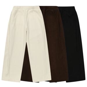 [에꼴리에]코듀로이 본딩 폴딩 와이드바지 25D1255_OD