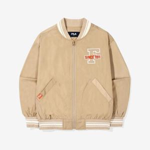 [휠라 키즈]로고 포인트 바시티 점퍼 (FK2JKG3401X_BEG)