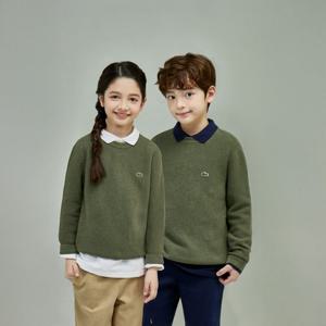 라코스테 공식 남아 키즈 베이직 긴팔 스웨터 AJ0911-55N B8I