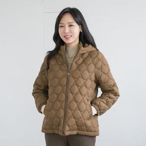 엄마옷 마담4060 폴라넥패딩점퍼 데일리 여성 -ZJP2511046-