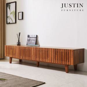 [저스틴퍼니처]리얼 멀바우 원목 거실장(2000)