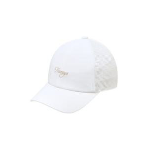[헤지스골프][BEST]화이트 여성 백패널 크로스 캡(HWHE5E401OW)