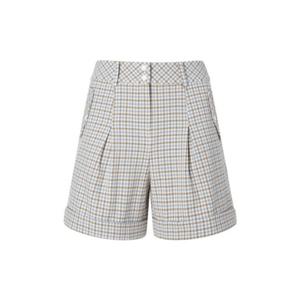 [헤지스골프][BEST]여성 체크 기모 롤업 숏팬츠(HWPA5D714I1)
