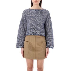 23SS 엠프리오 아르마니 멀티 컬러 데님 탑 3R2MXW2M81ZF950