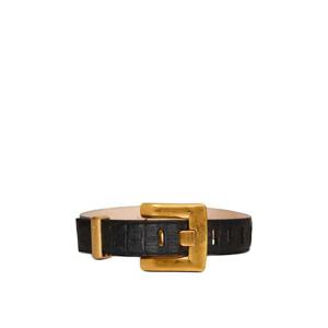 25 FW 발망 앤섬 크로커다일 프린트 레더 벨트 FN0WJ192LOBC TP445940204