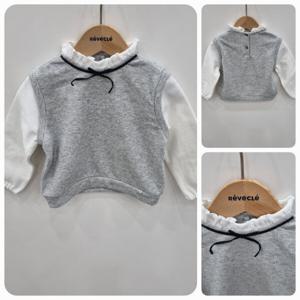 [레베끌레]페리미츠 여아 조끼 레이어드 티셔츠 P2341T174_37_IC