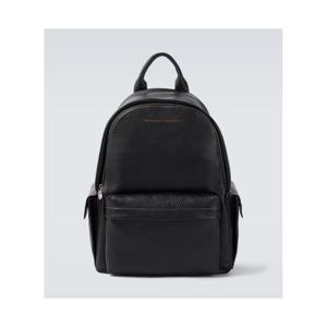 Brunello Cucinelli 로고 레더 백팩 P01138555