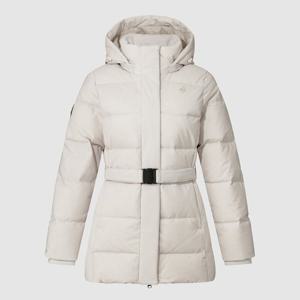 [르꼬끄]여성 레귤러핏 중기장 구스 다운 자켓 QQ422ODNJ1